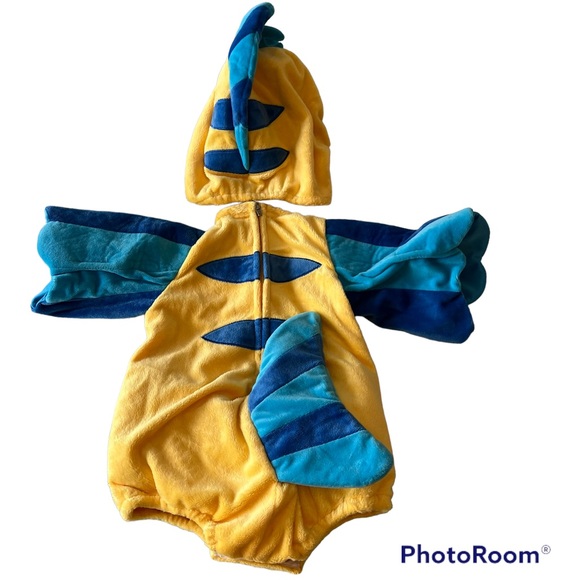 Disney Costumes Disney Flounder Baby Costume Size 69 Months Poshmark